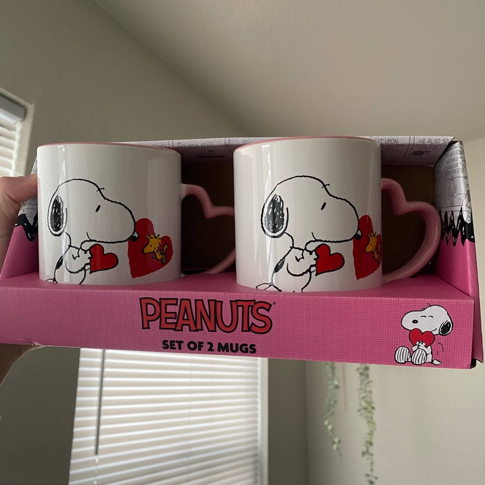 Peanuts Valentines Day Mug Set